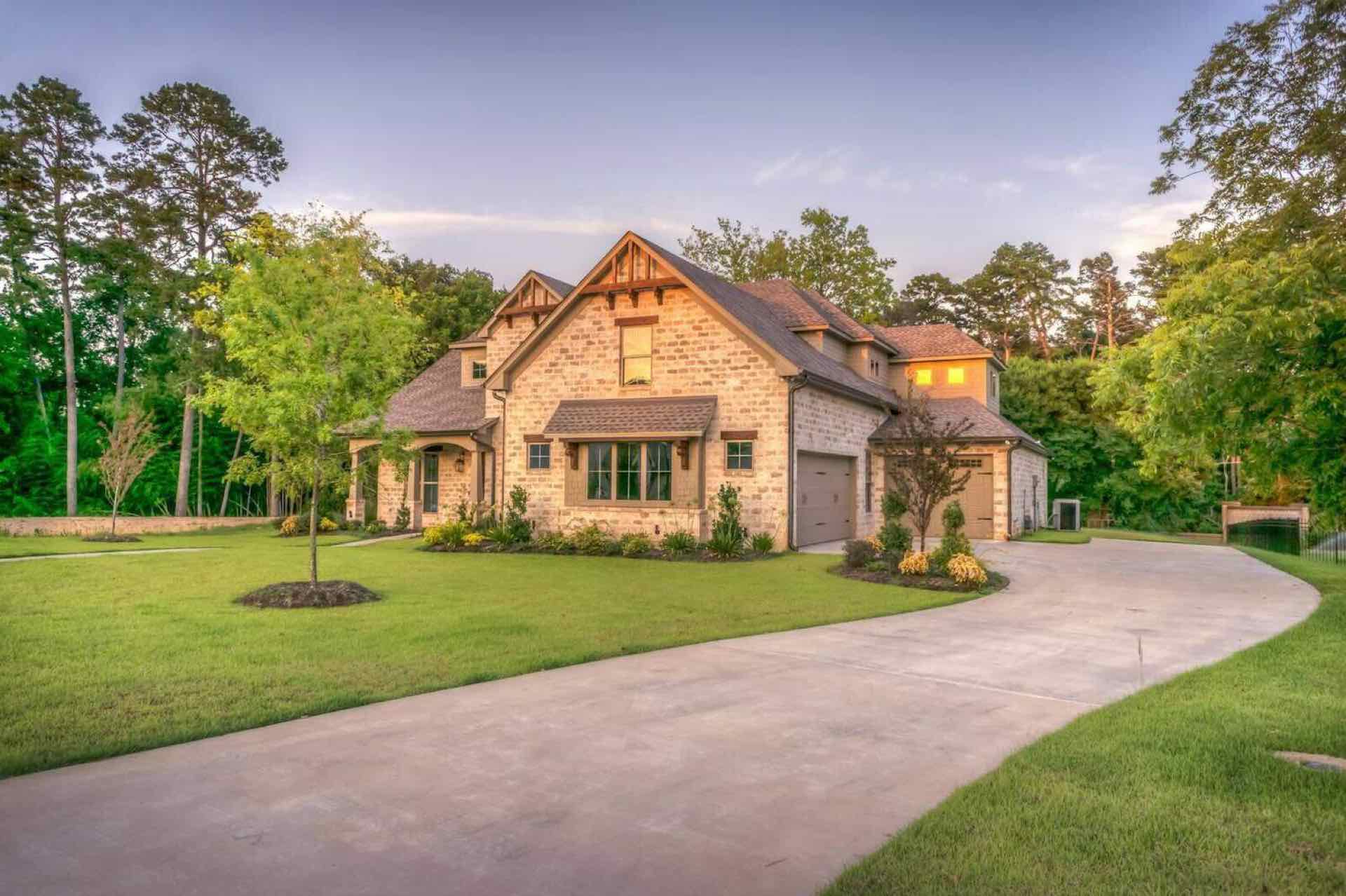 Modern Pacific Northwest home with cedar accents and large windows in a wooded setting near Camas, Washington